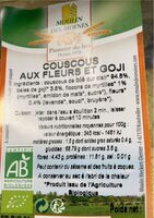 Couscous aux fleurs et goji