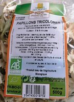 Papillons tricolores