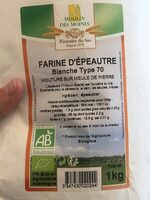 Farine d'épeautre type 70