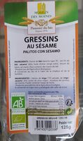 Gressins au sésame