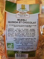 Muesli quinoa et chocolat
