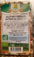 Galettes 7 céréales nappées de chocolat