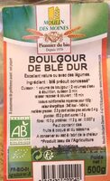 Boulgour de blé dur