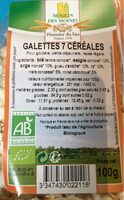 Galettes 7 cereales