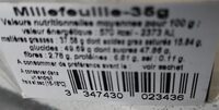 Millefeuille 35g