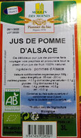 Jus de pomme d'Alsace