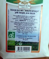 Mix Farine à Pain Epeautre Campagne