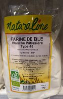 Farine de blé blanche pâtissière type 45