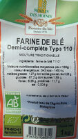 Farine De Ble Type 110