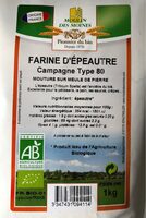 Farine d'épeautre Campagne Type 80