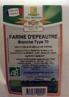 Farine Epeautre Blanche type 70