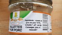 Rillettes pur porc