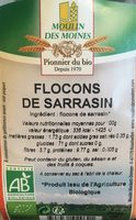 Flocons de Sarrasin