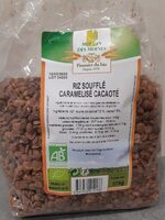 Riz soufflé caramelisé cacaoté