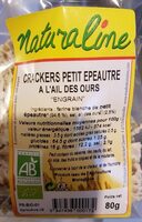 Crackers petit épeautre à l'ail des ours