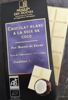 Chocolat blanc à la noix de coco