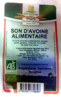 Son d'avoine alimentaire