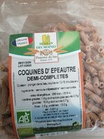 Coquines d'épeautre demi-complètes