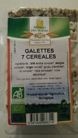 Galettes 7 céréales