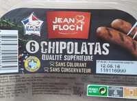Chipolatas JEAN FLOC'H, 6 pieces
