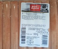Saucisses volaille