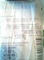 Mousse de canard supérieure pur canard