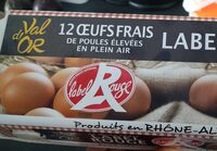 Œufs frais label rouge