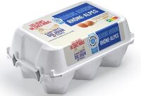6 œufs Les Œufs de chez Nous datés du jour de ponte