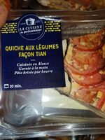 Quiche aux légumes façon Tian