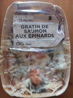 Gratin de saumon aux épinards