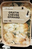 Gratin chèvre épinards