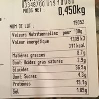 Jarret de porc aux pommes riz aux lentilles