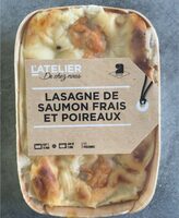 Lasagne de saumon frais aux poireaux