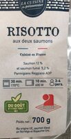 Risotto aux deux saumons
