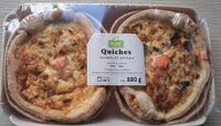 Quiches saumon et poireau