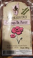 Gressins graines de pavot