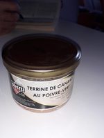 Terrine canard poivre vert