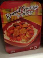 Rougail saucisse et son riz