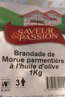 Brandade de Morue à l'huile d'olive