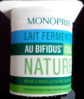 Lait fermenté au bifidus nature