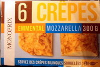 Crêpes  surgelées emmental mozzarella
