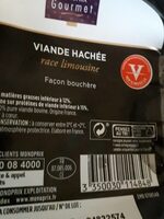 Viande haché race limousine 12%MG