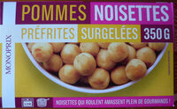 Pommes noisettes préfrites surgelées