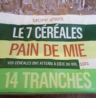 Les 7 céréales pain de mie