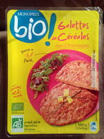 Galettes de Céréales aux 2 Fromages Bio