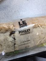 Le pavé poulet crudités