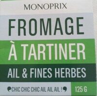 Fromage à tartiner Ail & Fines Herbes
