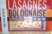 Lasagnes Bolognaise, Surgelées