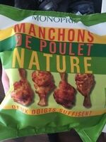 Manchons de poulet nature, rôtis au four