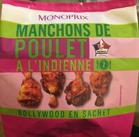 Manchons de poulet à l’indienne